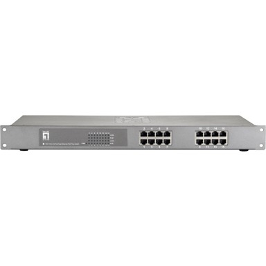 LEVELONE Mrežni preklopnik FEP-1612W150, 16x FE, 19", 150 W, 16x PoE+